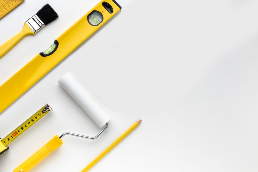 flat-lay-yellow-tools-with-copy-space